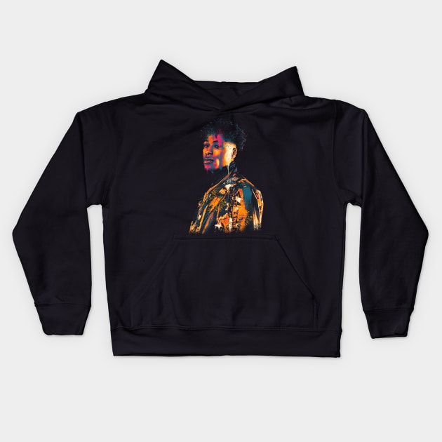 YoungBoy Never Broke Again Kids Hoodie by lazartemarjun